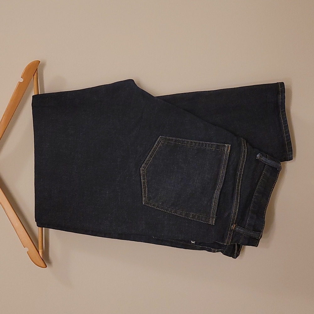 1 pair men's Gap Athletic Straight jeans, dark rinse, 36w x 32l